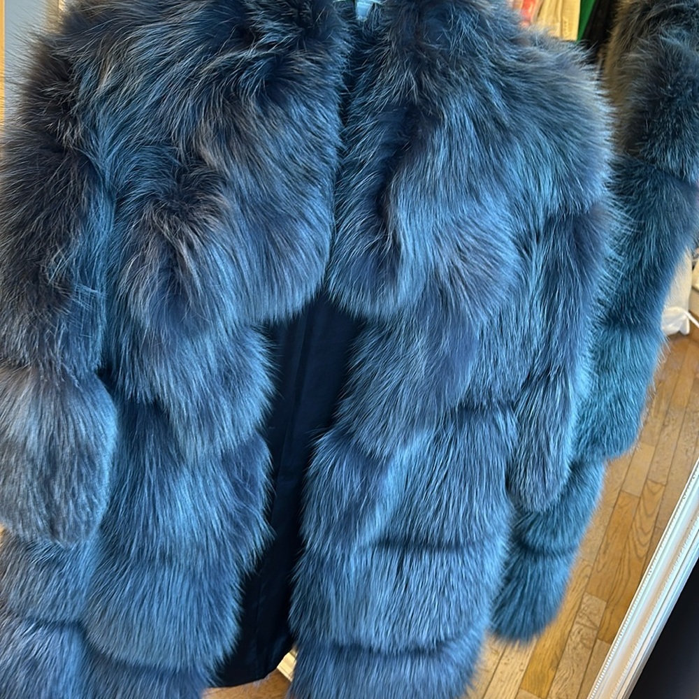 Real fox fur jacket